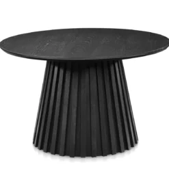 Monica lamel sofabord sort Ø78 cm