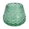 Naja glas fyrfadsstage grøn 7 cm