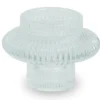 Nala glas lysestage klar 6 cm