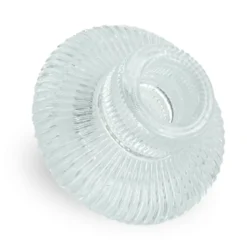 Nala glas lysestage klar 6 cm