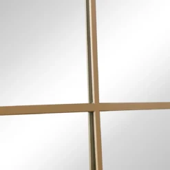 New Yorker spejl med guld/messing farvet ramme 180 x 80 cm