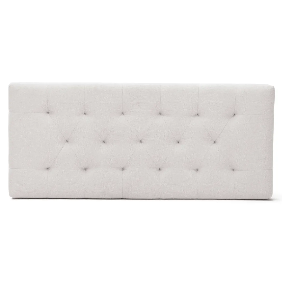 Nia sengegavl 140x63 cm i beige tekstil