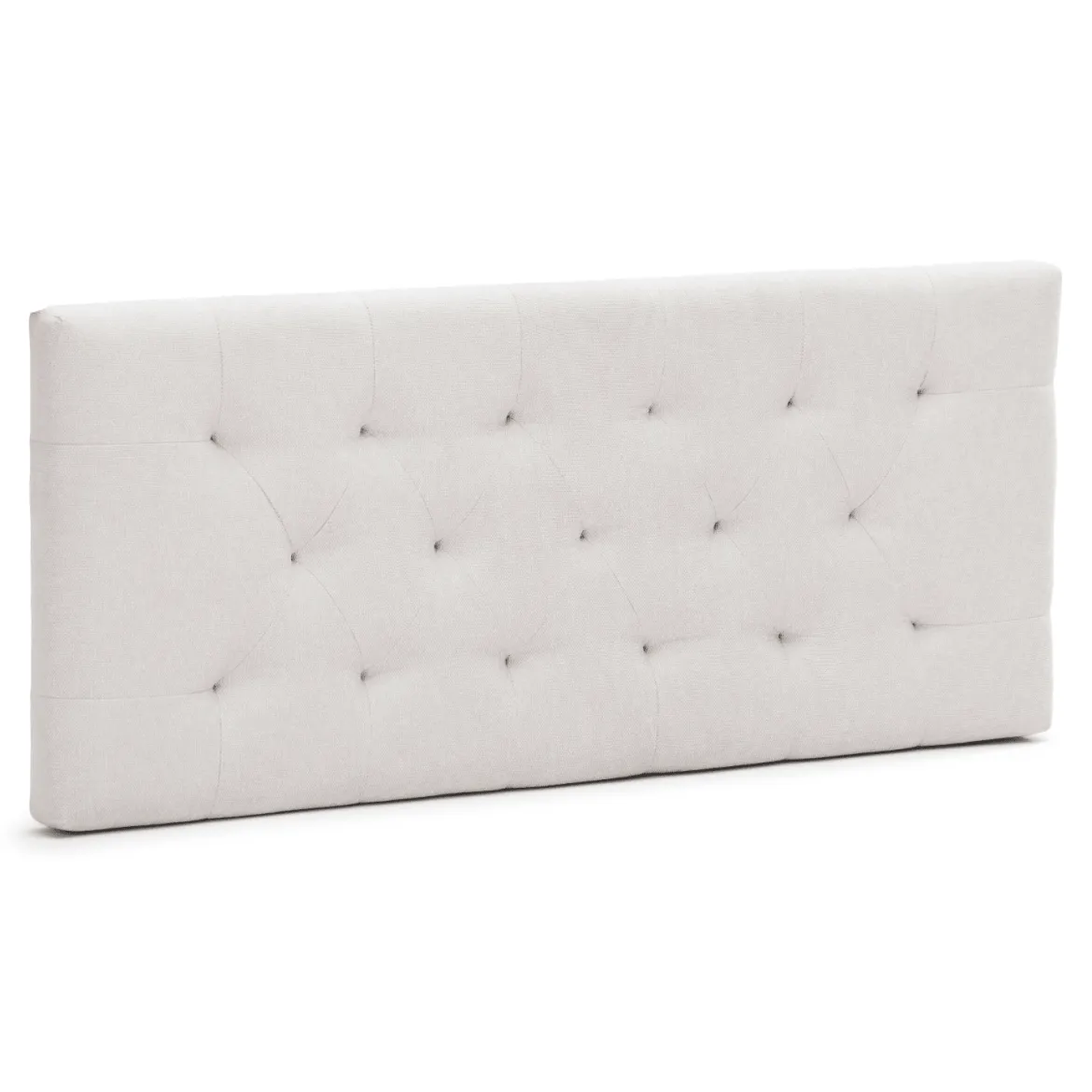 Nia sengegavl 140x63 cm i beige tekstil
