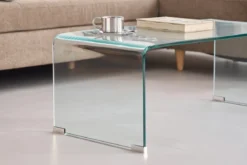 Nicole glas sofabord 95x45x35 cm