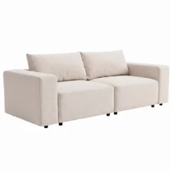 Noelle sovesofa i beige tekstil
