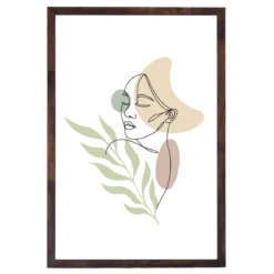 Paloma billedramme 60x90 cm røget træ