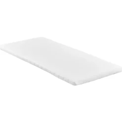 Premium Aksel hvid topmadras i memoryskum 90x200x7 cm