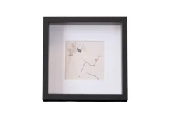 Salma dyb billedramme sort 25x25 cm