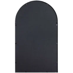Sandra - New yorker spejl med buning sort 110x65 cm