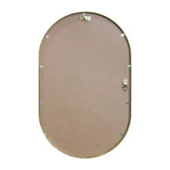 Sofie Ovalt Spejl Med Messing/Guld Ramme 50 x 80 cm